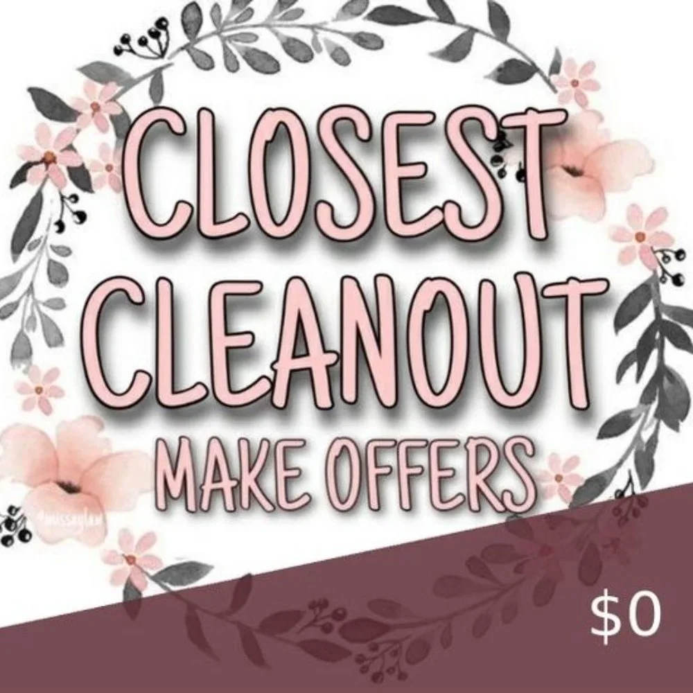 WOMEN MEN KIDS LIVE SHOW COMING SOON CLOSET CLEAN OUT LOW LOW PRICES